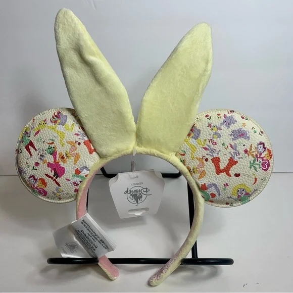 NWT. Disney. Rabbits reign Minnie ears. Ears feature many classic bunnies